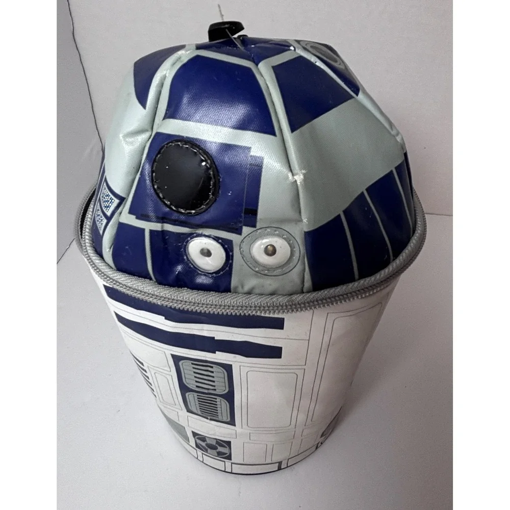 Star Wars R2-D2 Thermos Insulated Lunch Bag NWT Y2K Retro 3D Droid 2014